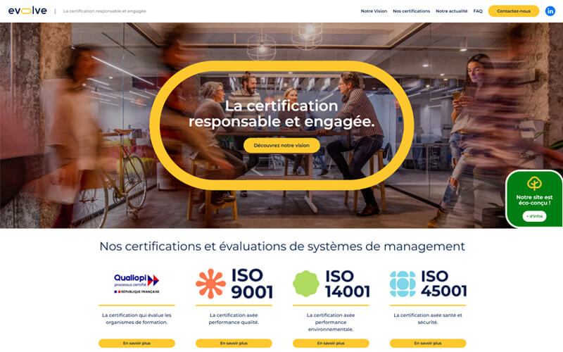 evolve certification